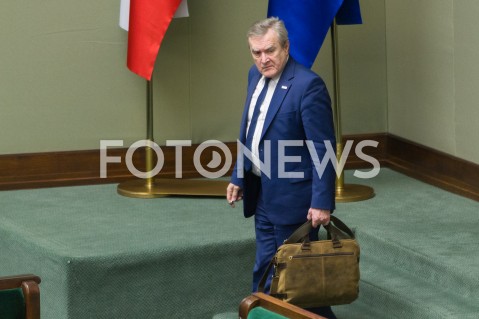  30.01.2019 WARSZAWA SEJM<br />POSIEDZENIE SEJMU<br />N/Z PIOTR GLINSKI<br /> 