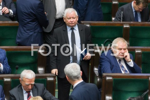 30.01.2019 WARSZAWA SEJM<br />POSIEDZENIE SEJMU<br />N/Z JAROSLAW KACZYNSKI<br /> 
