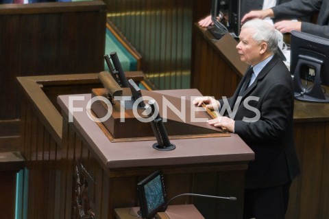  30.01.2019 WARSZAWA SEJM<br />POSIEDZENIE SEJMU<br />N/Z JAROSLAW KACZYNSKI<br /> 