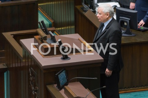  30.01.2019 WARSZAWA SEJM<br />POSIEDZENIE SEJMU<br />N/Z JAROSLAW KACZYNSKI<br /> 