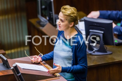 30.01.2019 WARSZAWA SEJM<br />POSIEDZENIE SEJMU<br />N/Z JOANNA SCHEURING WIELGUS<br /> 