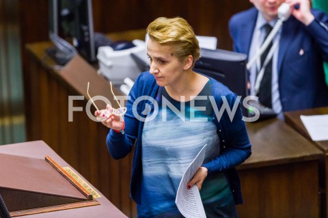  30.01.2019 WARSZAWA SEJM<br />POSIEDZENIE SEJMU<br />N/Z JOANNA SCHEURING WIELGUS<br /> 