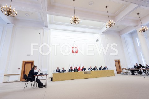  31.01.2019 WARSZAWA<br />POSIEDZENIE KOMISJI DS REPRYWATYZACJI<br />N/Z PATRYK JAKI LUKASZ KONDRATKO PAWEL LISIECKI SEBASTIAN KALETA BARTLOMIEJ OPALINSKI ADAM ZIELINSKI SLAWOMIR POTAPOWICZ ROBERT KROPIWNICKI ROBERT NOWACZYK JAN MOSINSKI<br /> 