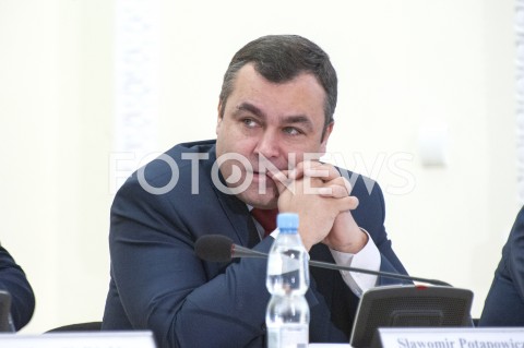  31.01.2019 WARSZAWA<br />POSIEDZENIE KOMISJI DS REPRYWATYZACJI<br />N/Z SLAWOMIR POTAPOWICZ<br /> 
