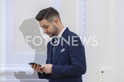  31.01.2019 WARSZAWA<br />POSIEDZENIE KOMISJI DS REPRYWATYZACJI<br />N/Z PATRYK JAKI<br /> 