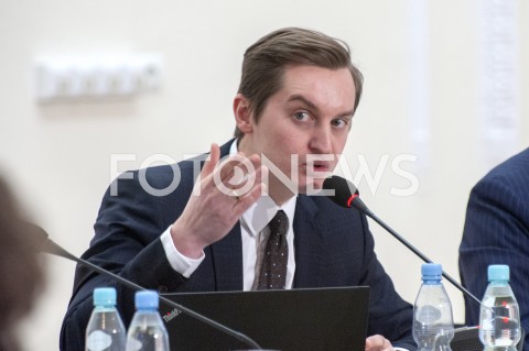  31.01.2019 WARSZAWA<br />POSIEDZENIE KOMISJI DS REPRYWATYZACJI<br />N/Z SEBASTIAN KALETA<br /> 