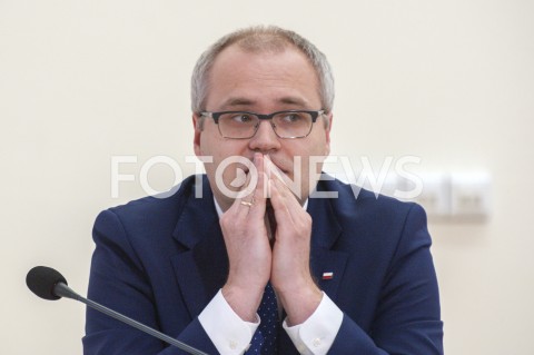  31.01.2019 WARSZAWA<br />POSIEDZENIE KOMISJI DS REPRYWATYZACJI<br />N/Z LUKASZ KONDRATKO<br /> 