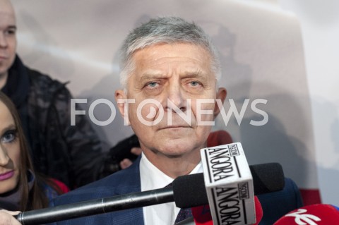  01.02.2019 WARSZAWA<br />PODPISANIE DEKLARACJI ZALOZYCIELSKIEJ KOALICJI EUROPEJSKIEJ DLA POLSKI PRZEZ BYLYCH PREMIEROW I MINISTROW SPRAW ZAGRANICZNYCH<br />N/Z MAREK BELKA<br /> 