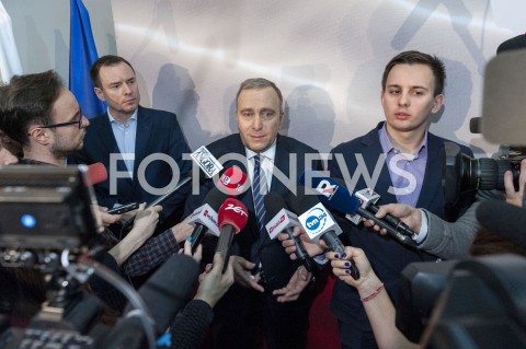  01.02.2019 WARSZAWA<br />PODPISANIE DEKLARACJI ZALOZYCIELSKIEJ KOALICJI EUROPEJSKIEJ DLA POLSKI PRZEZ BYLYCH PREMIEROW I MINISTROW SPRAW ZAGRANICZNYCH<br />N/Z GRZEGORZ SCHETYNA<br /> 