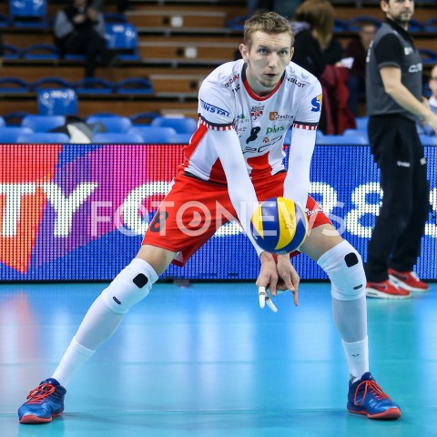  01.02.2019 RZESZOW<br />
SIATKOWKA PLUSLIGA 2018/2019 MEN VOLLEYBALL POLAND POLISH PLUS LIGA LEAGUE SEASON 2018/2019<br />
MECZ ASSECO RESOVIA RZESZOW - ALURON VIRTU WARTA ZAWIERCIE <br />
N/Z DAMIAN SCHULZ SYLWETKA <br />
 