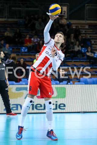  01.02.2019 RZESZOW<br />
SIATKOWKA PLUSLIGA 2018/2019 MEN VOLLEYBALL POLAND POLISH PLUS LIGA LEAGUE SEASON 2018/2019<br />
MECZ ASSECO RESOVIA RZESZOW - ALURON VIRTU WARTA ZAWIERCIE <br />
N/Z DAMIAN SCHULZ SYLWETKA <br />
 