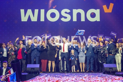  03.02.2019 WARSZAWA<br />KONWENCJA PARTII ROBERTA BIEDRONIA WIOSNA<br />N/Z ROBERT BIEDRON<br /> 