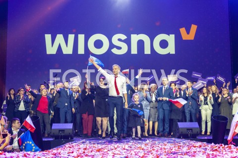  03.02.2019 WARSZAWA<br />KONWENCJA PARTII ROBERTA BIEDRONIA WIOSNA<br />N/Z ROBERT BIEDRON<br /> 
