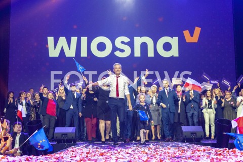  03.02.2019 WARSZAWA<br />KONWENCJA PARTII ROBERTA BIEDRONIA WIOSNA<br />N/Z ROBERT BIEDRON<br /> 