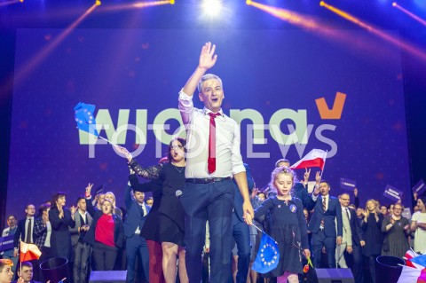  03.02.2019 WARSZAWA<br />KONWENCJA PARTII ROBERTA BIEDRONIA WIOSNA<br />N/Z ROBERT BIEDRON<br /> 