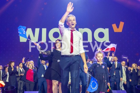  03.02.2019 WARSZAWA<br />KONWENCJA PARTII ROBERTA BIEDRONIA WIOSNA<br />N/Z ROBERT BIEDRON<br /> 