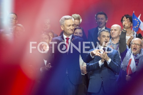  03.02.2019 WARSZAWA<br />KONWENCJA PARTII ROBERTA BIEDRONIA WIOSNA<br />N/Z ROBERT BIEDRON<br /> 