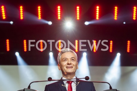  03.02.2019 WARSZAWA<br />KONWENCJA PARTII ROBERTA BIEDRONIA WIOSNA<br />N/Z ROBERT BIEDRON<br /> 