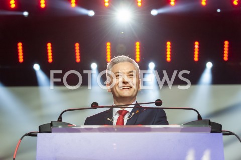  03.02.2019 WARSZAWA<br />KONWENCJA PARTII ROBERTA BIEDRONIA WIOSNA<br />N/Z ROBERT BIEDRON<br /> 