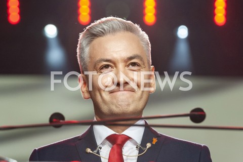  03.02.2019 WARSZAWA<br />KONWENCJA PARTII ROBERTA BIEDRONIA WIOSNA<br />N/Z ROBERT BIEDRON<br /> 