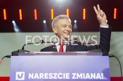  03.02.2019 WARSZAWA<br />KONWENCJA PARTII ROBERTA BIEDRONIA WIOSNA<br />N/Z ROBERT BIEDRON<br /> 