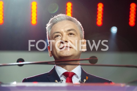  03.02.2019 WARSZAWA<br />KONWENCJA PARTII ROBERTA BIEDRONIA WIOSNA<br />N/Z ROBERT BIEDRON<br /> 