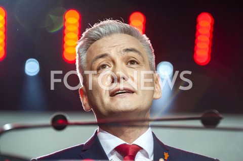  03.02.2019 WARSZAWA<br />KONWENCJA PARTII ROBERTA BIEDRONIA WIOSNA<br />N/Z ROBERT BIEDRON<br /> 