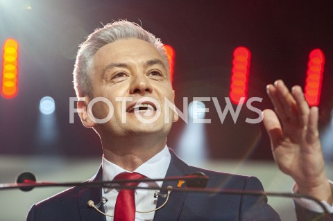  03.02.2019 WARSZAWA<br />KONWENCJA PARTII ROBERTA BIEDRONIA WIOSNA<br />N/Z ROBERT BIEDRON<br /> 