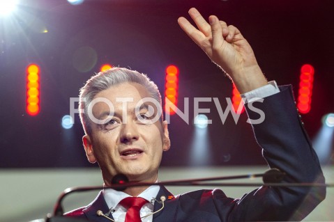  03.02.2019 WARSZAWA<br />KONWENCJA PARTII ROBERTA BIEDRONIA WIOSNA<br />N/Z ROBERT BIEDRON<br /> 