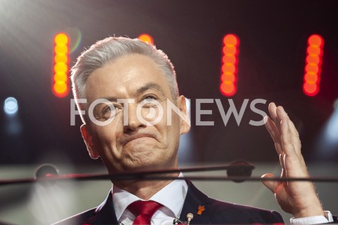  03.02.2019 WARSZAWA<br />KONWENCJA PARTII ROBERTA BIEDRONIA WIOSNA<br />N/Z ROBERT BIEDRON<br /> 