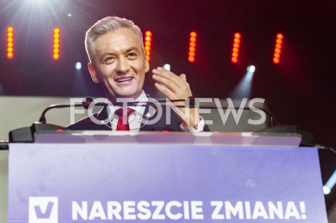  03.02.2019 WARSZAWA<br />KONWENCJA PARTII ROBERTA BIEDRONIA WIOSNA<br />N/Z ROBERT BIEDRON<br /> 