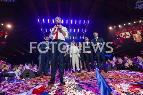  03.02.2019 WARSZAWA<br />KONWENCJA PARTII ROBERTA BIEDRONIA WIOSNA<br />N/Z ROBERT BIEDRON<br /> 