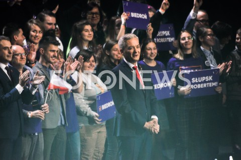  03.02.2019 WARSZAWA<br />KONWENCJA PARTII ROBERTA BIEDRONIA WIOSNA<br />N/Z ROBERT BIEDRON<br /> 