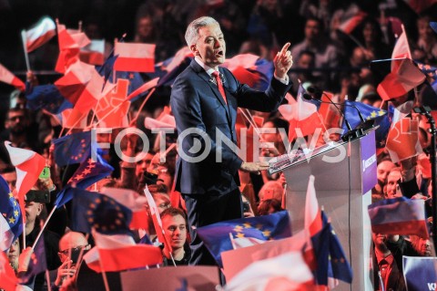  03.02.2019 WARSZAWA<br />KONWENCJA PARTII ROBERTA BIEDRONIA WIOSNA<br />N/Z ROBERT BIEDRON<br /> 