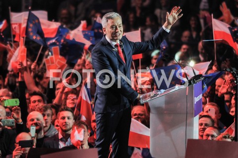  03.02.2019 WARSZAWA<br />KONWENCJA PARTII ROBERTA BIEDRONIA WIOSNA<br />N/Z ROBERT BIEDRON<br /> 