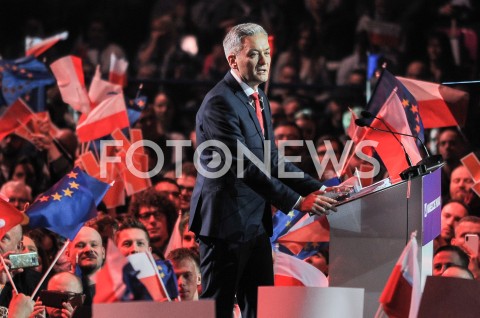  03.02.2019 WARSZAWA<br />KONWENCJA PARTII ROBERTA BIEDRONIA WIOSNA<br />N/Z ROBERT BIEDRON<br /> 