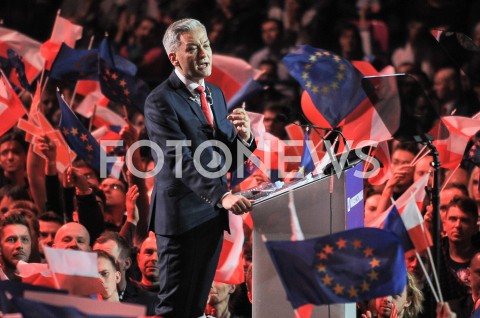  03.02.2019 WARSZAWA<br />KONWENCJA PARTII ROBERTA BIEDRONIA WIOSNA<br />N/Z ROBERT BIEDRON<br /> 