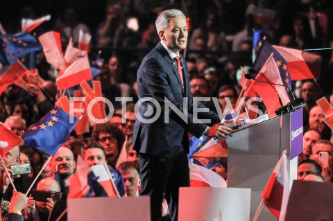  03.02.2019 WARSZAWA<br />KONWENCJA PARTII ROBERTA BIEDRONIA WIOSNA<br />N/Z ROBERT BIEDRON<br /> 