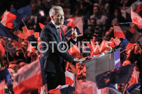  03.02.2019 WARSZAWA<br />KONWENCJA PARTII ROBERTA BIEDRONIA WIOSNA<br />N/Z ROBERT BIEDRON<br /> 