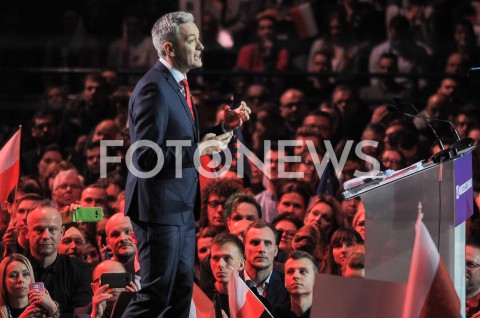  03.02.2019 WARSZAWA<br />KONWENCJA PARTII ROBERTA BIEDRONIA WIOSNA<br />N/Z ROBERT BIEDRON<br /> 