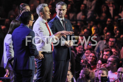  03.02.2019 WARSZAWA<br />KONWENCJA PARTII ROBERTA BIEDRONIA WIOSNA<br />N/Z ROBERT BIEDRON<br /> 