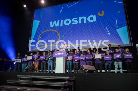  04.02.2019 LODZ <br />KONWENCJA REGIONALNA PARTII WIOSNA ROBERTA BIEDRONIA W LODZI<br />N/Z ROBERT BIEDRON<br /> 