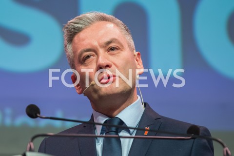  04.02.2019 LODZ <br />KONWENCJA REGIONALNA PARTII WIOSNA ROBERTA BIEDRONIA W LODZI<br />N/Z ROBERT BIEDRON<br /> 