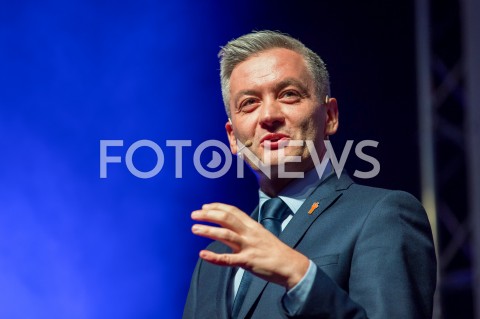  04.02.2019 LODZ <br />KONWENCJA REGIONALNA PARTII WIOSNA ROBERTA BIEDRONIA W LODZI<br />N/Z ROBERT BIEDRON<br /> 