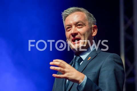  04.02.2019 LODZ <br />KONWENCJA REGIONALNA PARTII WIOSNA ROBERTA BIEDRONIA W LODZI<br />N/Z ROBERT BIEDRON<br /> 