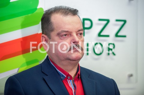  04.02.2019 WARSZAWA<br />
KONFERENCJA PRASOWA PRZEWODNICZACEGO OPZZ ROLNIKOW I ORGANIZACJI ROLNICZYCH<br />
N/Z PRZEWODNICZACY OPZZ SLAWOMIR IZDEBSKI<br />
 