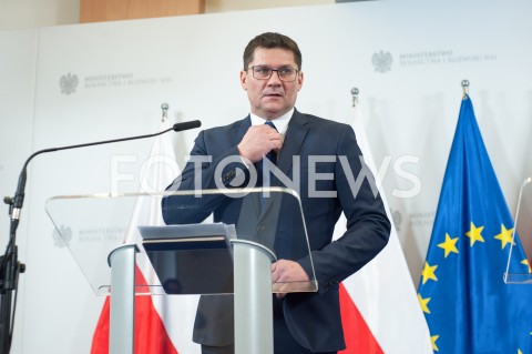  04.02.2019 WARSZAWA<br />KONFERENCJA PRASOWA GLOWNEGO LEKARZA WETERYNARII<br />N/Z PAWEL NIEMCZUK<br /> 