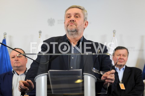  04.02.2019 WARSZAWA<br />KONFERENCJA PRASOWA MINISTRA ROLNICTWA<br />N/Z JAN KRZYSZTOF ARDANOWSKI<br /> 