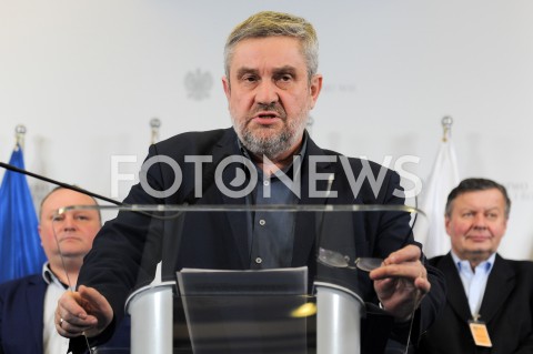  04.02.2019 WARSZAWA<br />KONFERENCJA PRASOWA MINISTRA ROLNICTWA<br />N/Z JAN KRZYSZTOF ARDANOWSKI<br /> 
