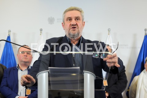  04.02.2019 WARSZAWA<br />KONFERENCJA PRASOWA MINISTRA ROLNICTWA<br />N/Z JAN KRZYSZTOF ARDANOWSKI<br /> 